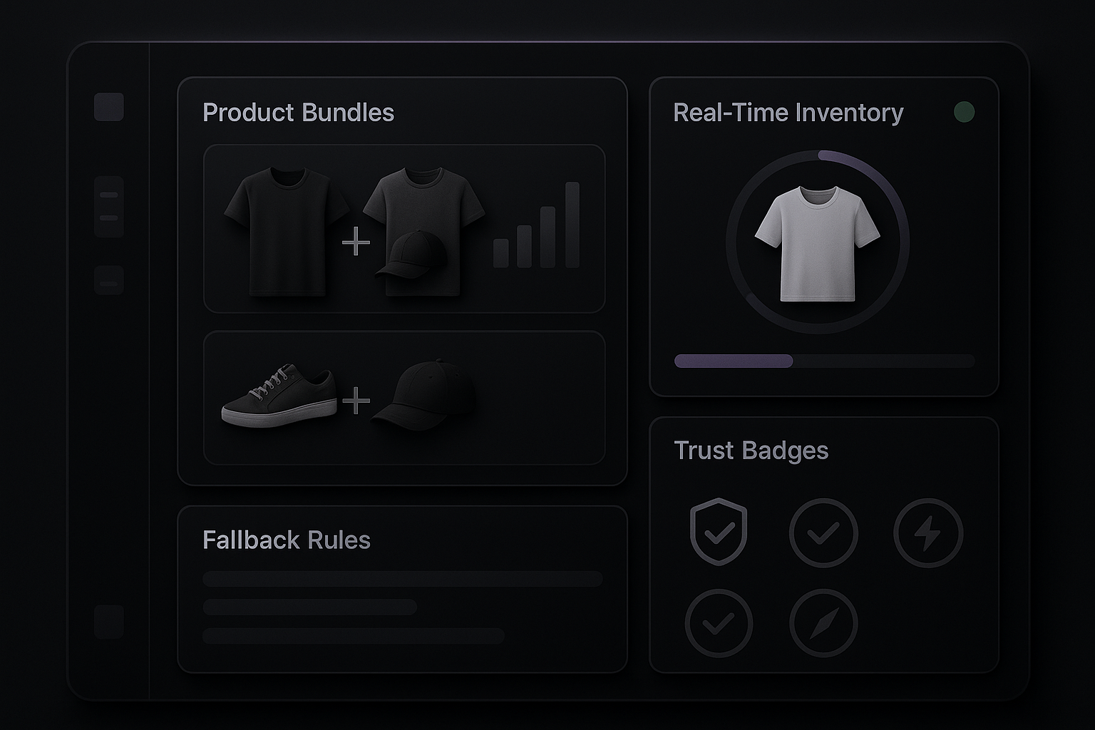 Merchandising dashboard for AI-driven recommendations