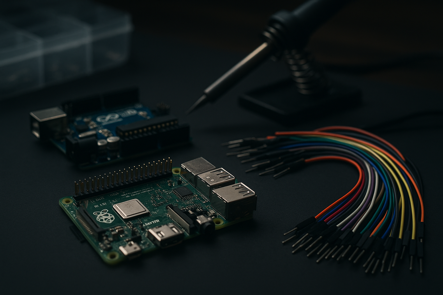 Circuit board and hobbyist workspace