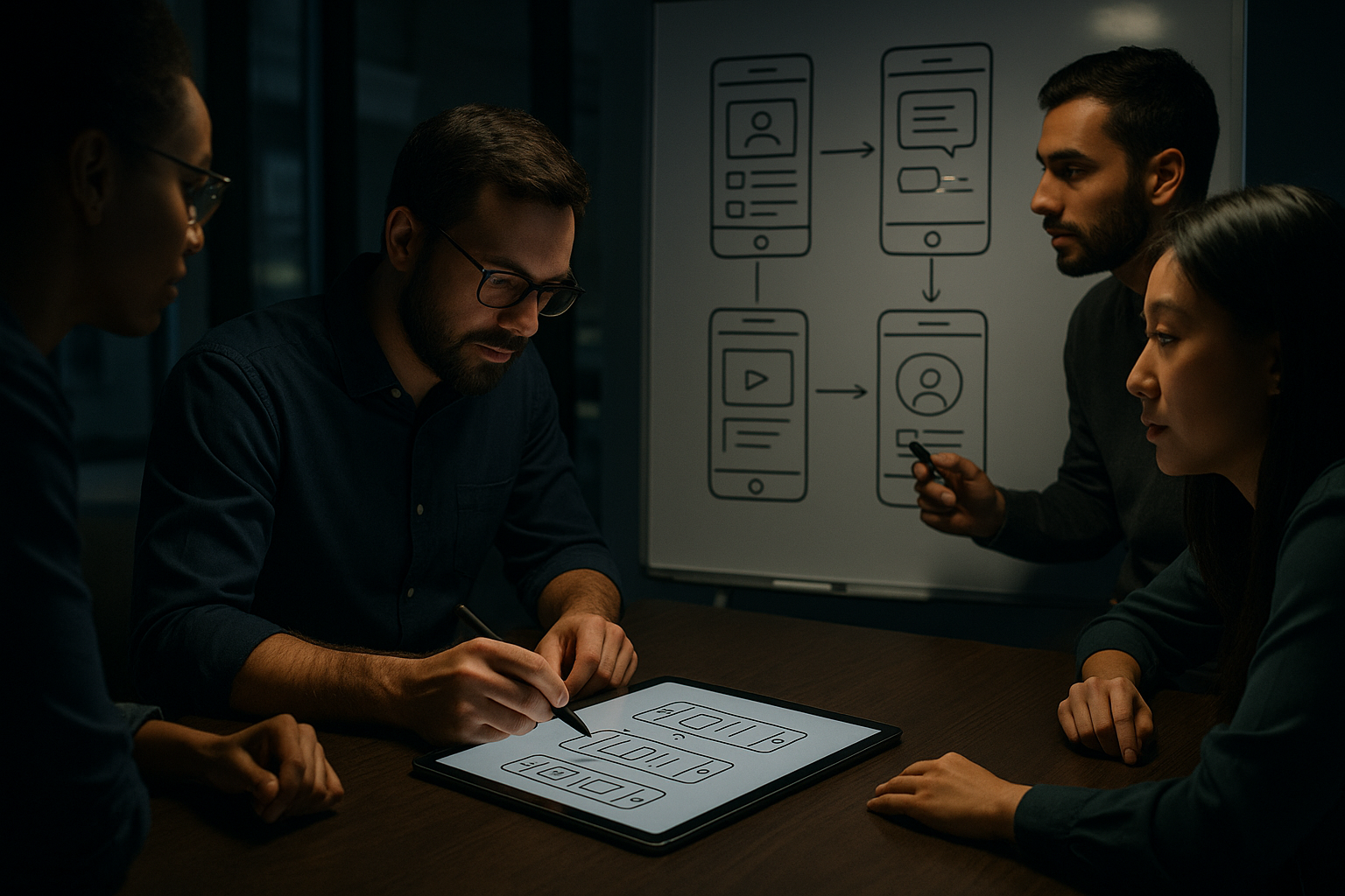 Team building a small internal tool
