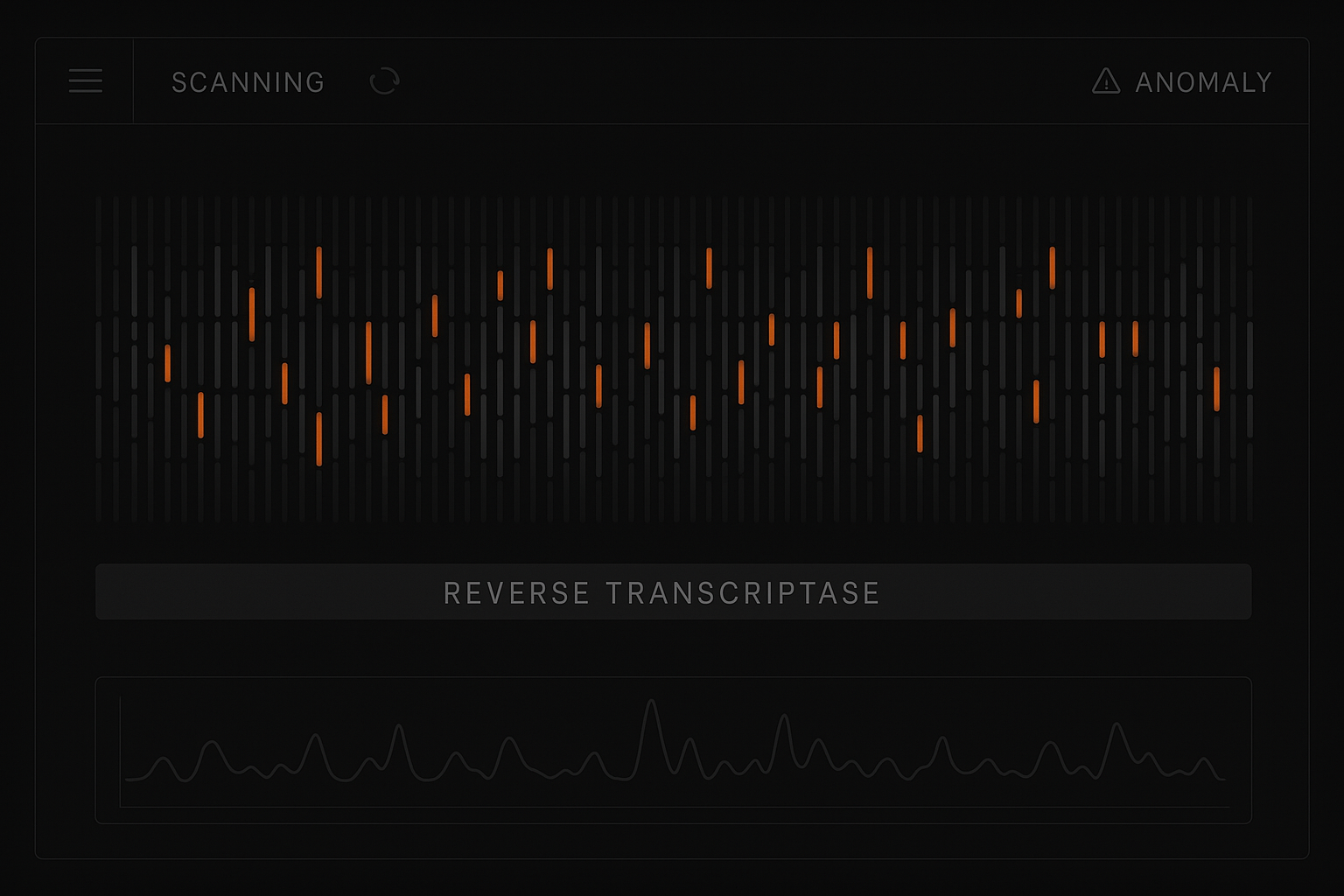 Visualization of a DNA array with highlighted repeat patterns
